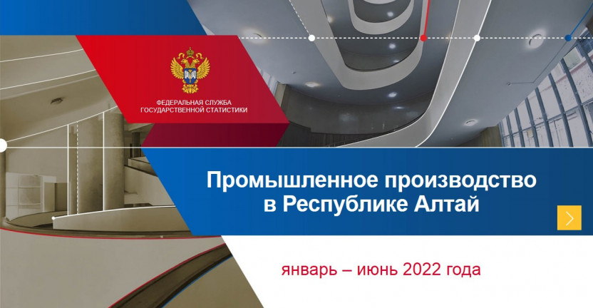 Промышленное производство в Республике Алтай в январе-июне 2022 года